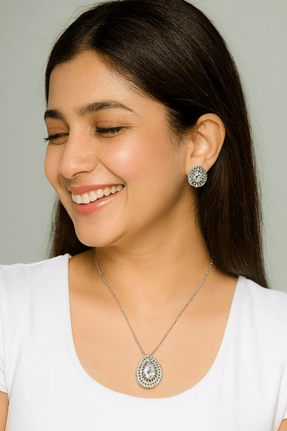 Double Halo Teardrop Set