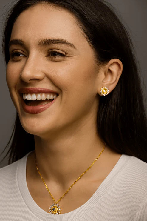 Floral Radiance Necklace Set