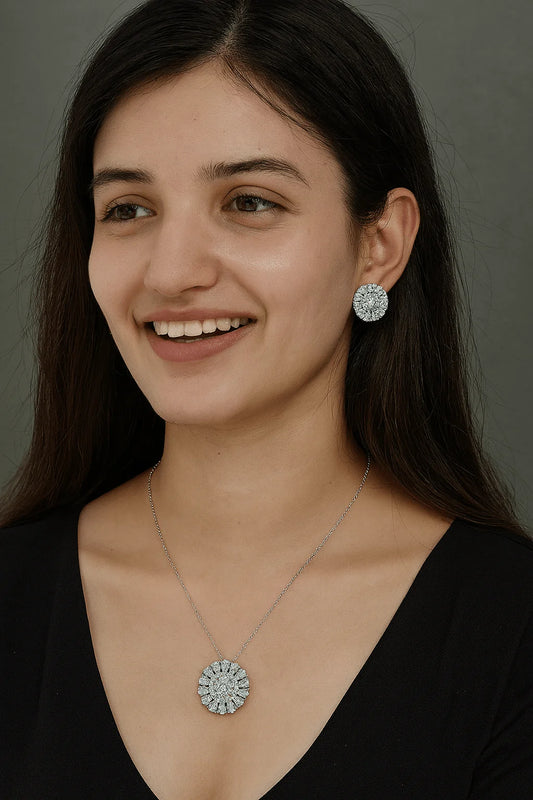 Floral Radiance Necklace Set